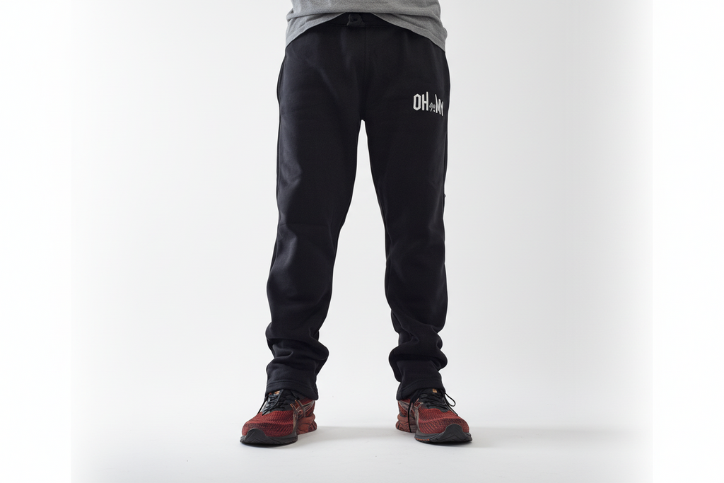 Black Cotton Track Pants – Comfort You Can Live In