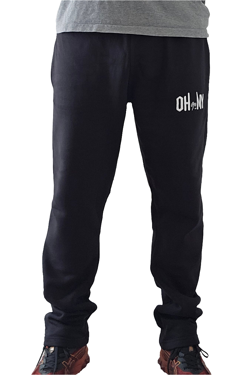 Black Cotton Track Pants – Comfort You Can Live In
