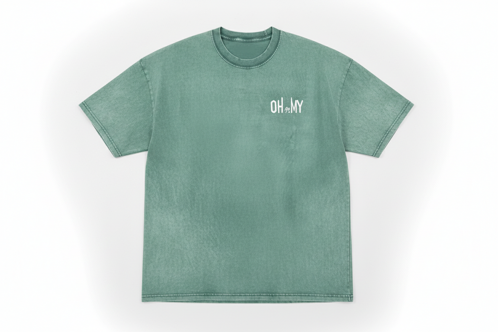 100% Cotton Acid Wash T-shirt