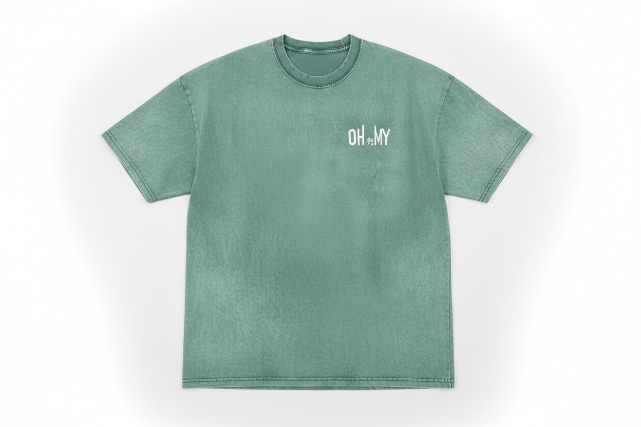 100% Cotton Acid Wash T-shirt