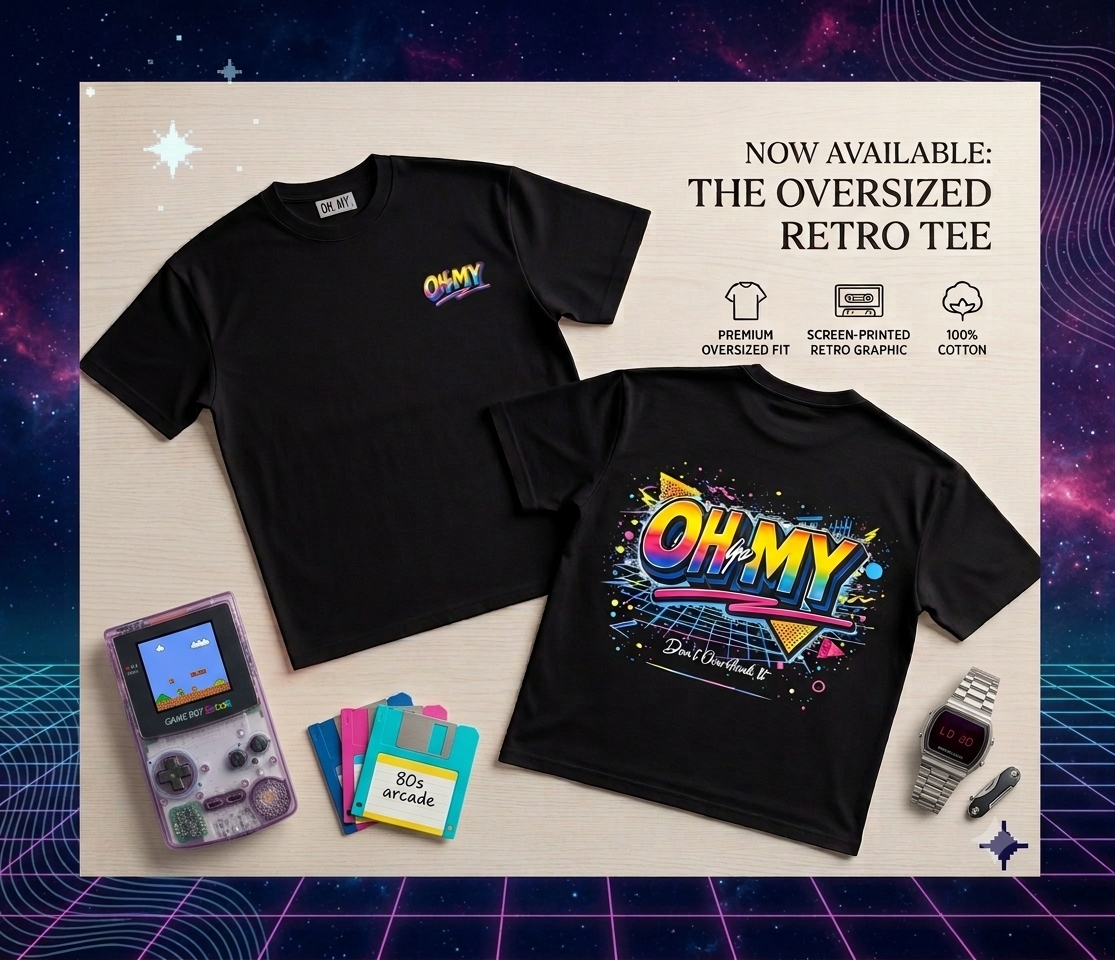 Oh My retro tee